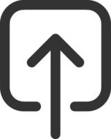 Upload icon symbol image vector
