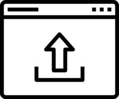 Upload icon symbol image vector