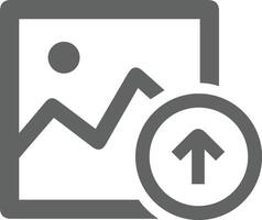Upload icon symbol image vector