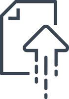 Upload icon symbol image vector