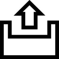 Upload icon symbol image vector