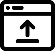 Upload icon symbol image vector