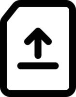 Upload icon symbol image vector
