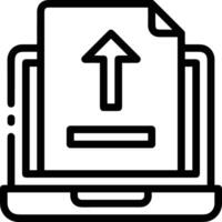 Upload icon symbol image vector