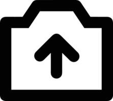 Upload icon symbol image vector