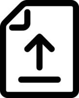 Upload icon symbol image vector