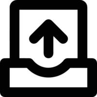 Upload icon symbol image vector