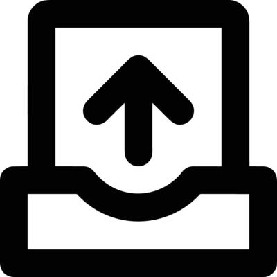 Upload icon symbol image