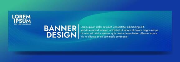 Gradient blurred banner in shades of gradient and blue. Ideal for web banners, social media posts, or any design project that requires a calming backdrop vector
