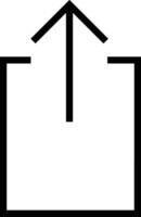 Upload icon symbol image vector