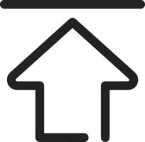 Upload icon symbol image vector