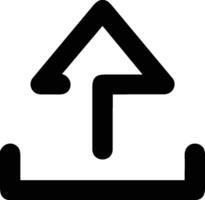 Upload icon symbol image vector