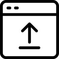 Upload icon symbol image vector