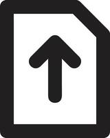 Upload icon symbol image vector