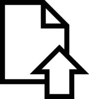 Upload icon symbol image vector