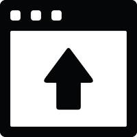 Upload icon symbol image vector