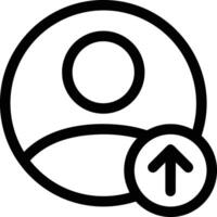 Upload icon symbol image vector