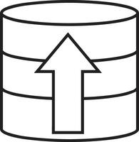 Upload icon symbol image vector