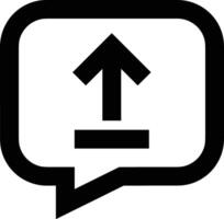 Upload icon symbol image vector