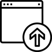 Upload icon symbol image vector