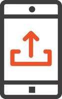 Upload icon symbol image vector