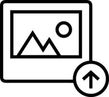 Upload icon symbol image vector