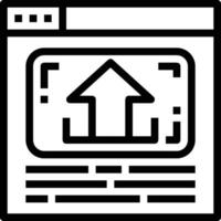 Upload icon symbol image vector