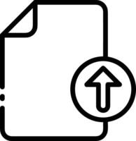 Upload icon symbol image vector