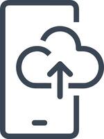 Upload icon symbol image vector