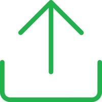 Upload icon symbol image vector