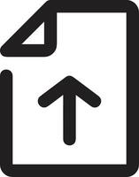 Upload icon symbol image vector