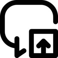 Upload icon symbol image vector