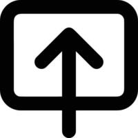 Upload icon symbol image vector