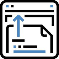 Upload icon symbol image vector