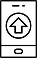 Upload icon symbol image vector