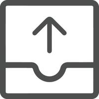 Upload icon symbol image vector