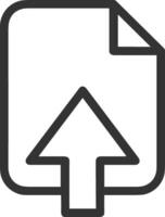 Upload icon symbol image vector