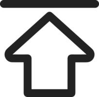 Upload icon symbol image vector