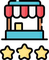 rating illustration design vector