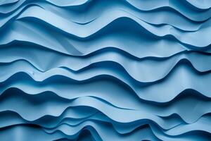 Rippled paper background with waves and ripples for a dynamic look photo