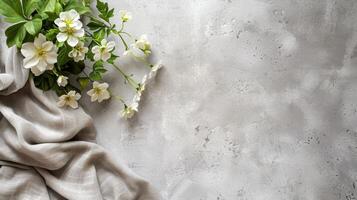 Neutral color palette with space photo