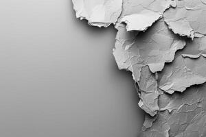 Grayscale paper background for a monochromatic and understated backdrop photo