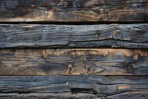 Close-up of weathered barn wood texture, showcasing the rugged beauty of aged lumber photo