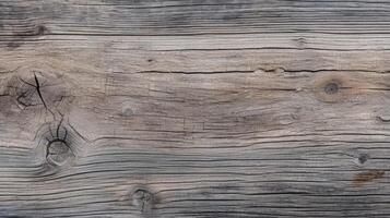Hyper zoom into the texture of a weathered wooden plank photo