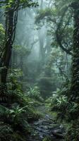 Enchanted laurel forests filled with endemic species photo