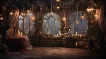 Mythical holiday ambiance design photo