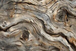 Aged driftwood texture with weathered and worn appearance, evoking a sense of coastal charm photo