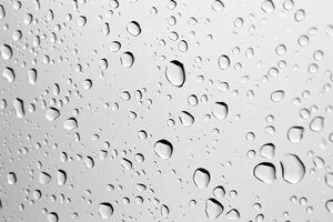 Rainy day with droplets against a transparent white canvas, perfect for cozy compositions photo