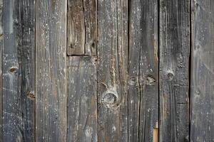 Close-up of distressed wood paneling texture, adding depth and character to designs photo