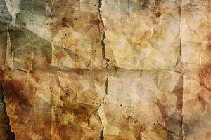 Grunge paper background with distressed and worn-out edges photo